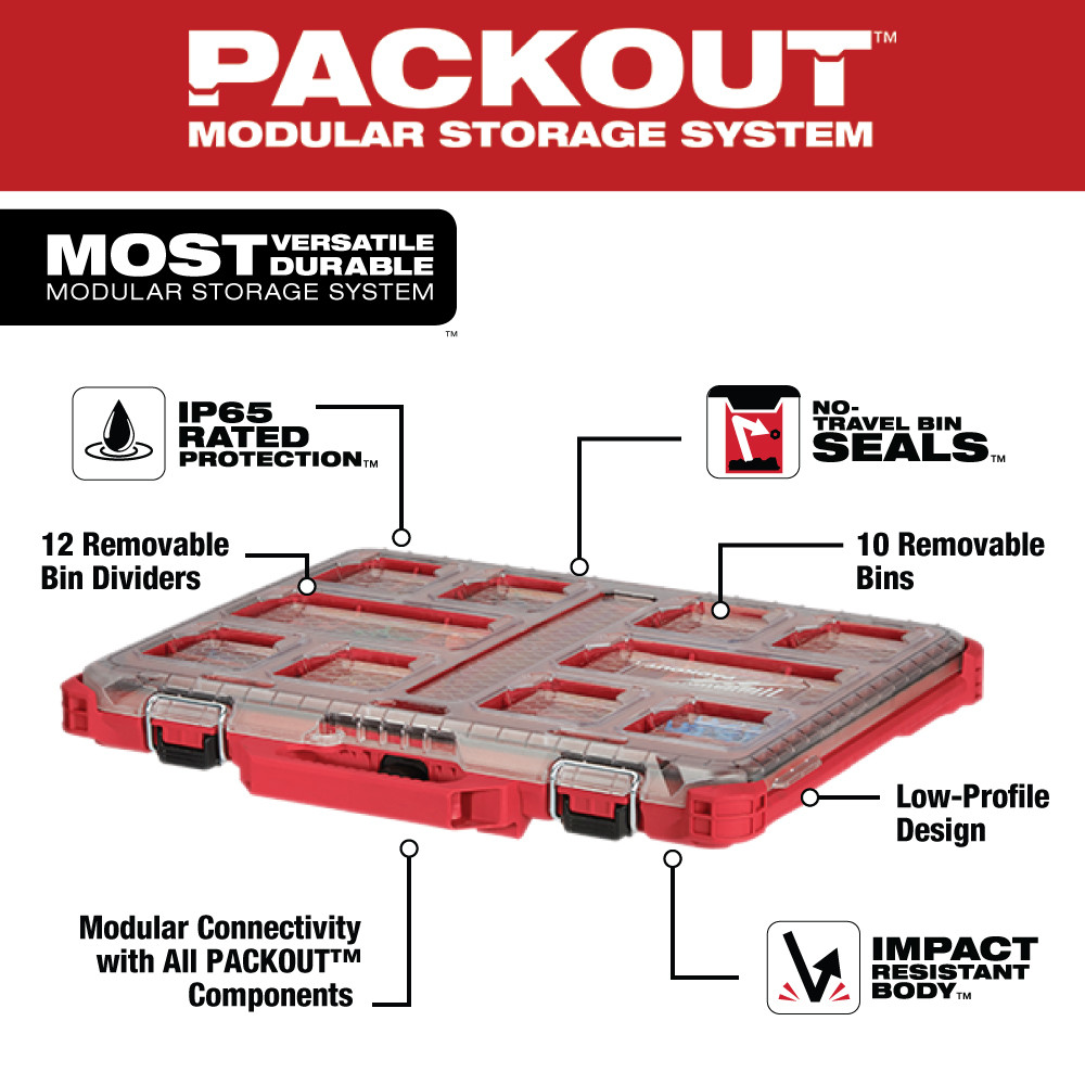 Milwaukee PACKOUT Organizer from GME Supply